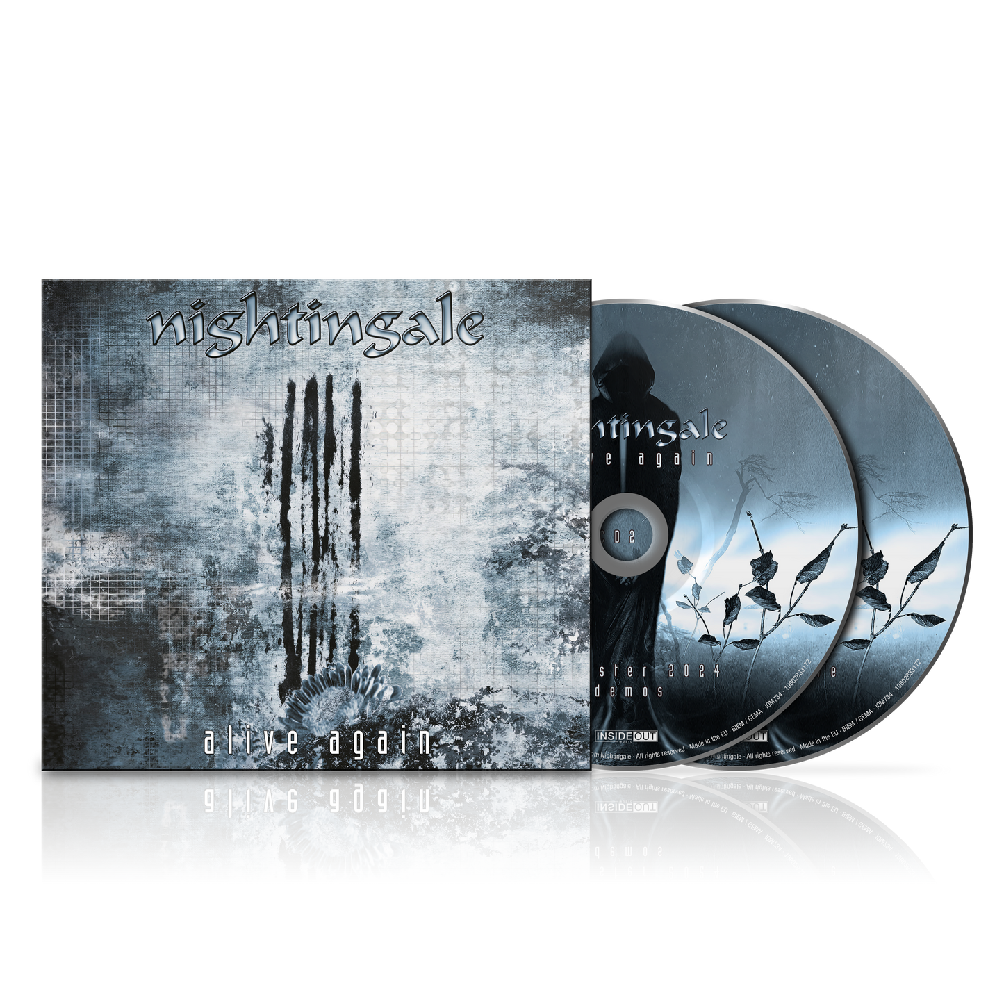 Nightingale - Alive Again - Double CD (Re-issue 2025 - Limited Edition) Signed by Dan Swanö