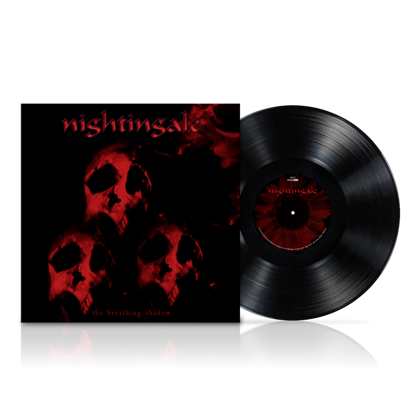 Nightingale - The Breathing Shadow - LP (Re-issue 2025) Signed by Dan Swanö