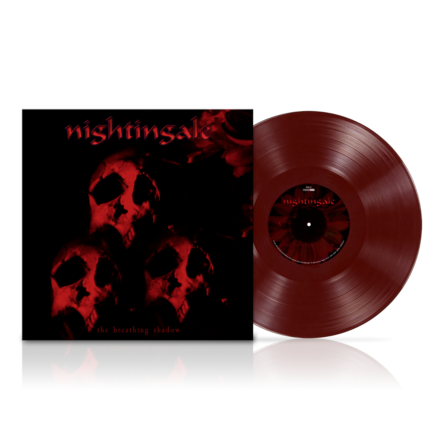 Nightingale - The Breathing Shadow - LP (Re-issue 2025) Signed by Dan Swanö