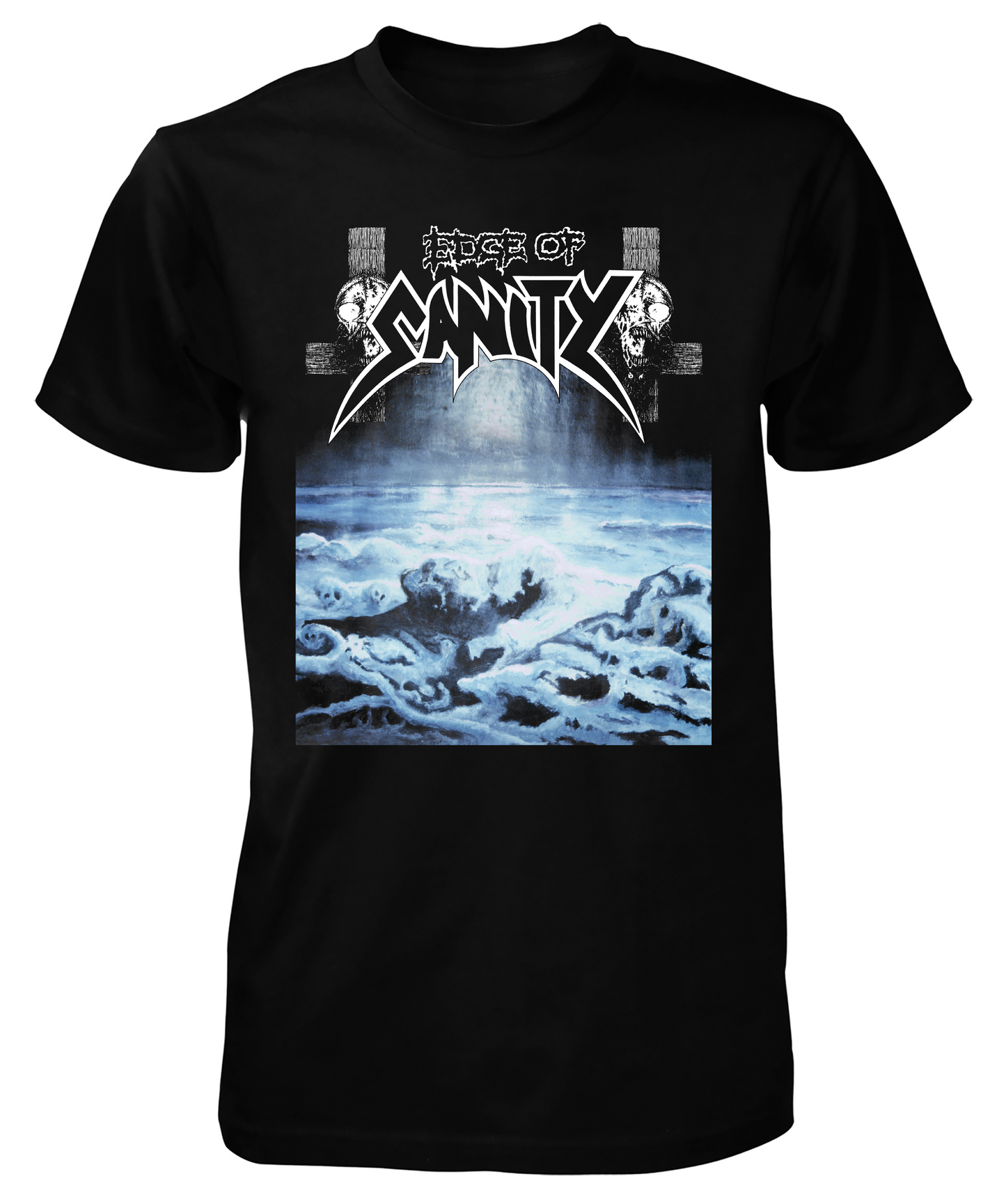 Edge of Sanity - Nothing But Death Remains - Cross Logo - T-Shirt (SM09)