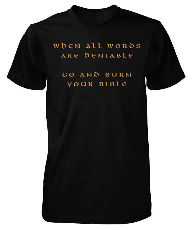 Edge of Sanity - Unorthodox - T-Shirt with Back Print (SM112)