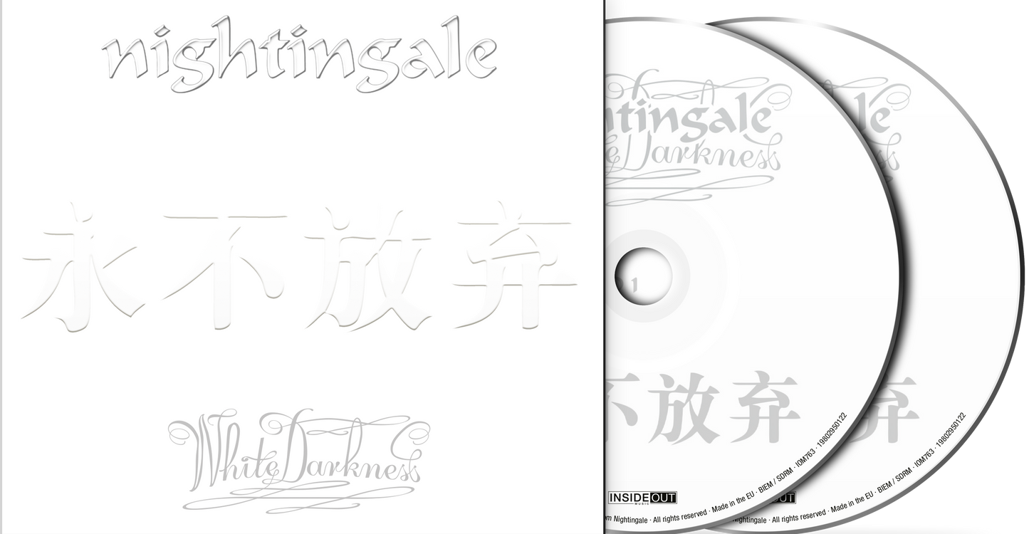 Nightingale - White Darkness - Double CD (Re-issue 2025 - Limited Edition) Signed by Dan Swanö