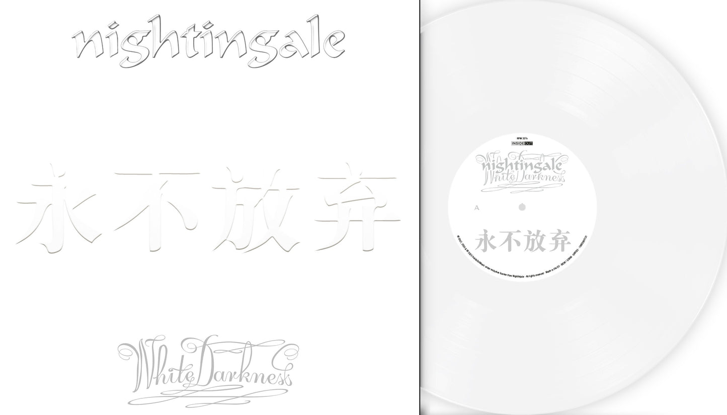 Nightingale - White Darkness - LP - White Vinyl (Re-issue 2025) Signed by Dan Swanö
