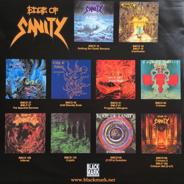 Edge of Sanity - Unorthodox - LP - 2003 Re-issue - Signed by Dan Swanö