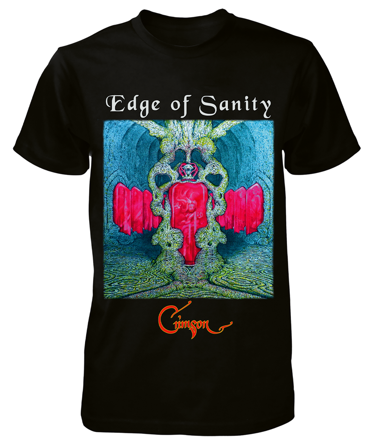 Edge of Sanity - Crimson - T-Shirt with Back Print (SM103)