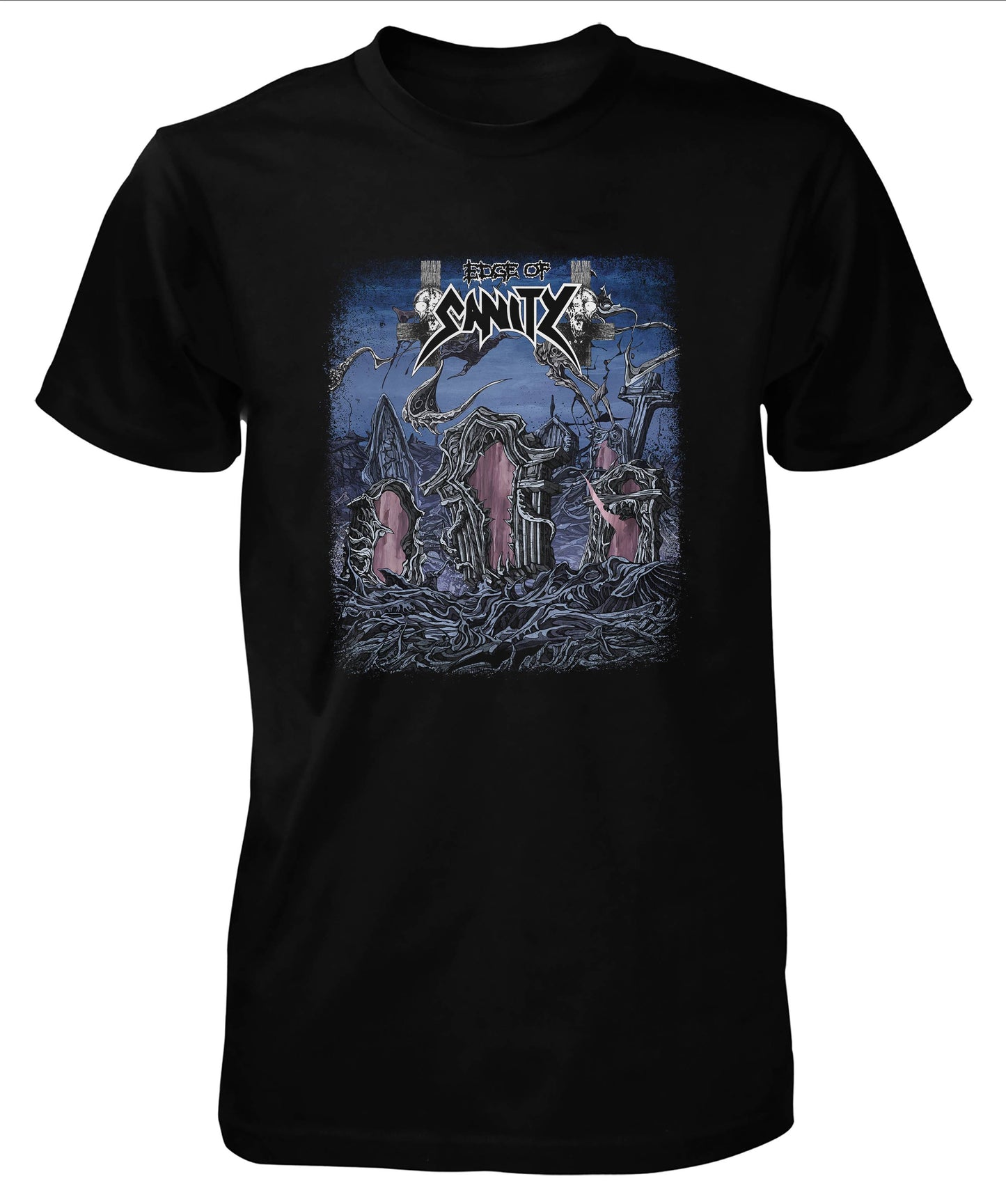Edge of Sanity - Darkday (Cross Logo) (The Costin Chioreanu Collection) - T-Shirt (SMCC014)