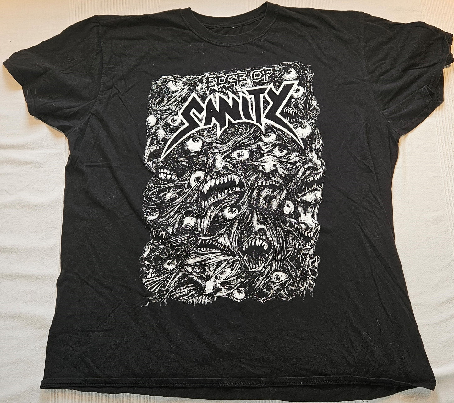 Edge of Sanity - Dead But Dreaming - Screen Print T-shirt (2H4) 1 x 2XL only (Archive shirt)