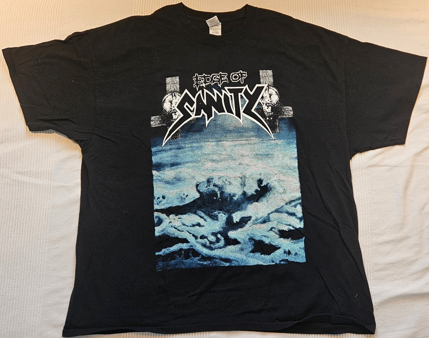 Edge of Sanity - Nothing But Death Remains - Screen Print T-shirt (2H3) 1 x 2XL only (Archive shirt)