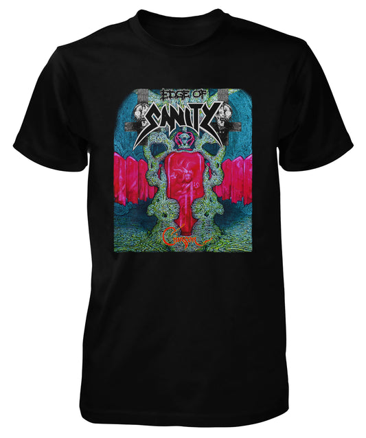 Edge of Sanity - Crimson (Cross Logo) - T-Shirt (SM03)