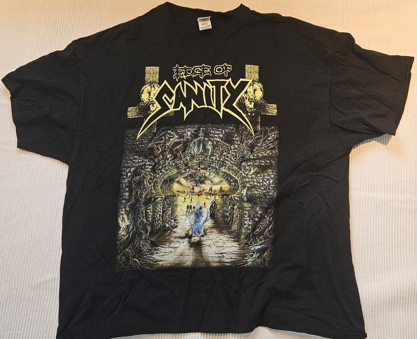 Edge of Sanity - Unorthodox - Screen Print T-shirt (2H7) 1 x 2XL only (Archive shirt)