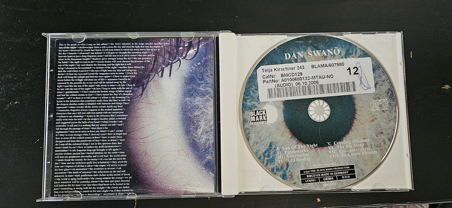 Dan Swanö - Moontower - Original 1999 CD - Missing back cover - Signed by Dan Swanö