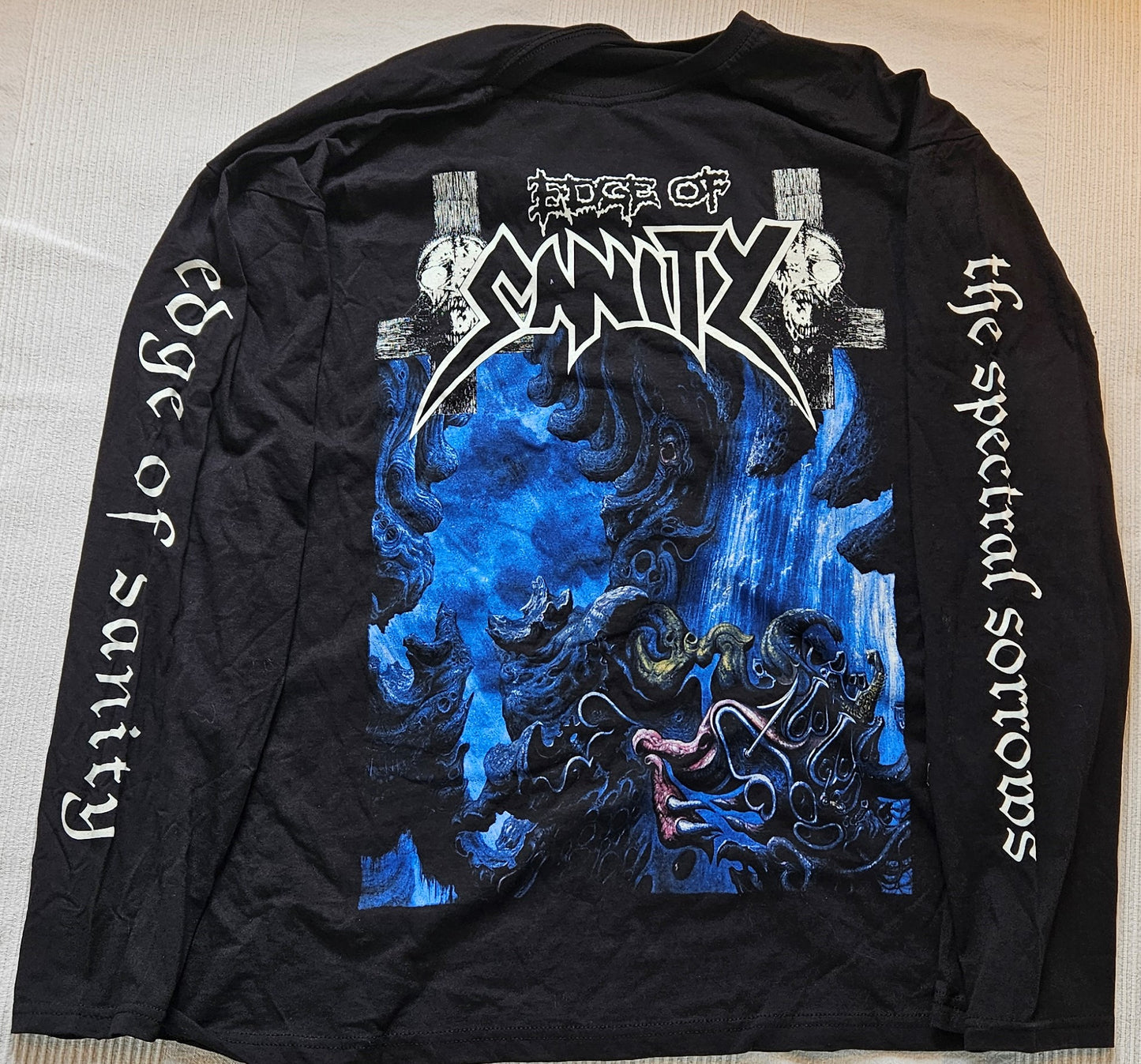 Edge of Sanity - The Spectral Sorrows - Long Sleeve with Back Print (2H1) 1 x 2XL only (Archive shirt)