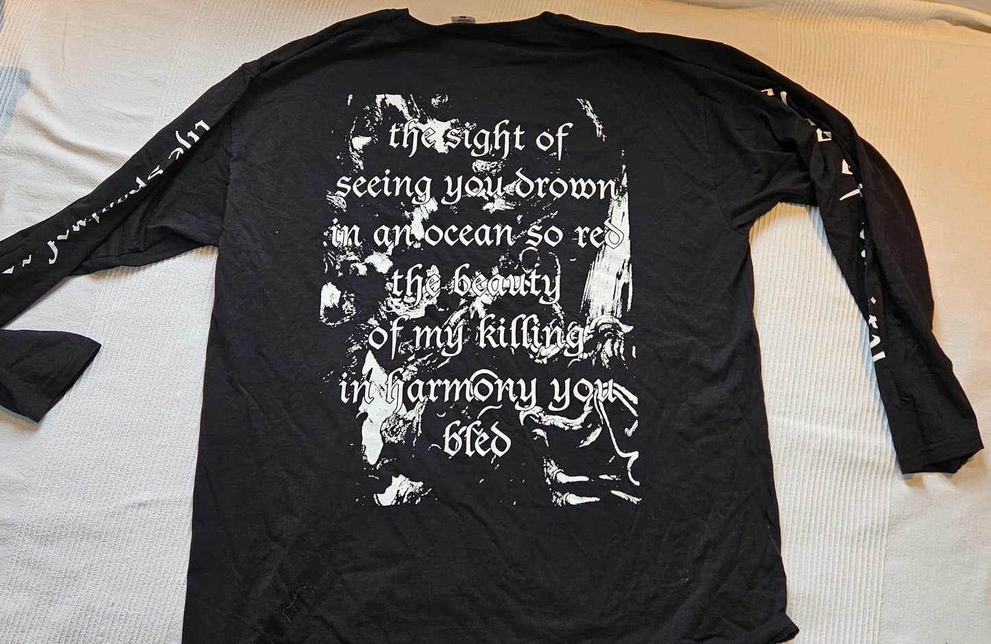 Edge of Sanity - The Spectral Sorrows - Long Sleeve with Back Print (2H1) 1 x 2XL only (Archive shirt)